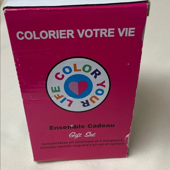 Color Your Life Ceramic Mug Set - Picture 2 of 14